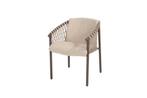 4-Seasons Allora dining tuinstoel - terre (1 stuk) | KORTING, Tuin en Terras, Tuinstoelen, Verzenden, Nieuw, Overige materialen