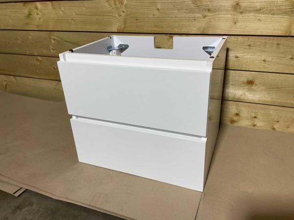 Veiling - Alterna wastafelonderkast 60x46cm softclose wit ge, Huis en Inrichting, Badkamer | Badkamermeubels