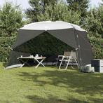 vidaXL Tenten met dak Grijs 380 x 380 x 225 cm Polyester, Caravans en Kamperen, Verzenden, Nieuw