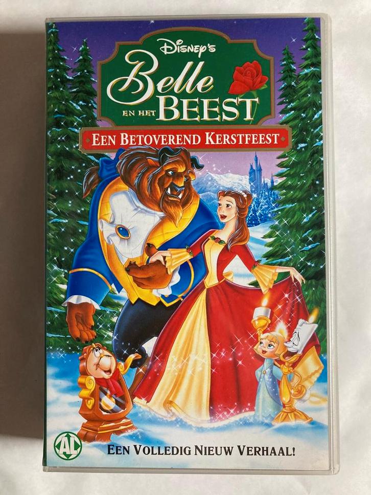 BELLE EN HET BEEST EEN BETOVEREND KERSTFEEST (VHS), Cd's en Dvd's, VHS | Film, Gebruikt, Verzenden