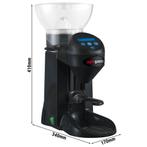 GGM Gastro | Koffiemolen - 1kg - 77dB - Met automatische |, Witgoed en Apparatuur, Koffiezetapparaten, Verzenden, Nieuw