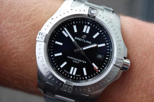 Horloge Breitling Colt 44MM 08/2025 Nieuw in de stikkers., Sieraden, Tassen en Uiterlijk, Horloges | Heren, Staal, Nieuw, Staal