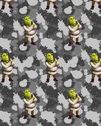 Shrek Digitaal Tricot Katoen Grijs, Hobby en Vrije tijd, Nieuw, Grijs