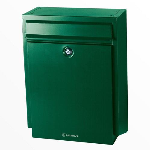 Decayeux D100 wandbrievenbus staal - groen, Tuin en Terras, Brievenbussen, Nieuw, Verzenden