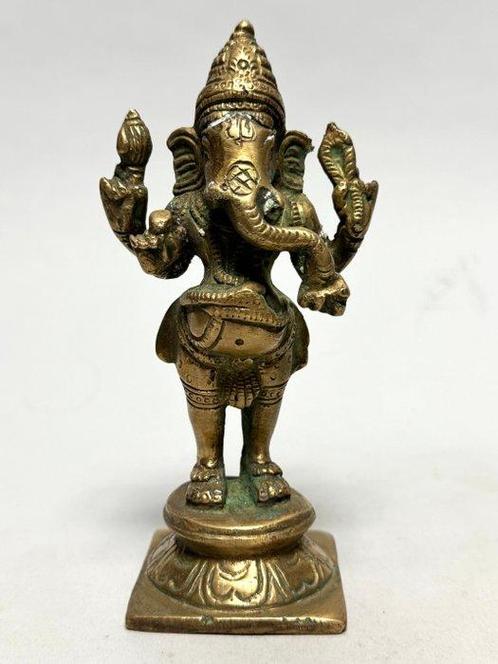 Ganesha-beeld en Shiva Nataraja - Brons - India - circa 1960, Antiek en Kunst, Kunst | Niet-Westerse kunst