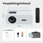 2dekans | Auronic Beamer - WiFi - 170 inch Projector - Full, Audio, Tv en Foto, Home Cinema-sets, Ophalen of Verzenden, Zo goed als nieuw