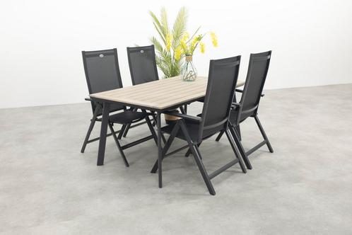 Hartman Napoli/Vigo 160 cm. verstelbare tuinset 5-delig, Tuin en Terras, Tuinsets en Loungesets, Tuinset, Nieuw, Overige materialen