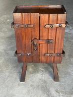 Kabinet - Hout - Mobiele container, Antiek en Kunst