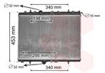 RADIATOR VOOR CITROEN C2 JM 2003-2008 1330P8, Ophalen of Verzenden, Nieuw