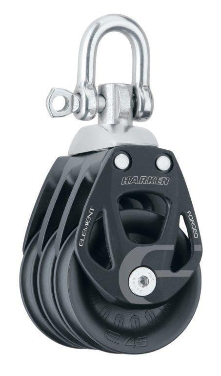 Harken 45mm Element drieschijfsblok, Watersport en Boten, Accessoires en Onderhoud, Ophalen of Verzenden