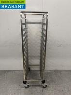 RVS Gelaste Regaalwagen Platenwagen 14 x 60/40 cm Horeca, Zakelijke goederen, Ophalen of Verzenden, Nieuw zonder verpakking