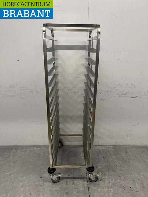 RVS Gelaste Regaalwagen Platenwagen 14 x 60/40 cm Horeca, Zakelijke goederen, Horeca | Keukenapparatuur, Nieuw zonder verpakking