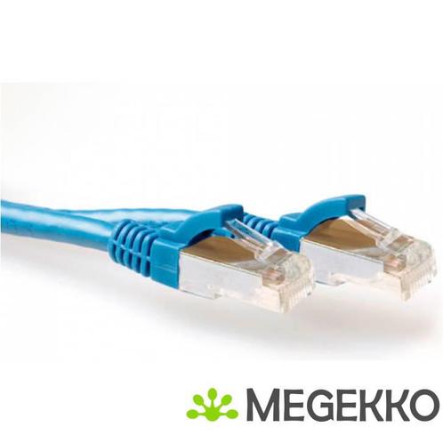 ACT Blauwe 25 meter SFTP CAT6A patchkabel snagless met RJ45, Computers en Software, Overige Computers en Software, Nieuw, Verzenden