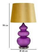TAFELLAMP MILVA DRIE CM Ø 40X70, Huis en Inrichting, Lampen | Tafellampen, Ophalen of Verzenden, Nieuw