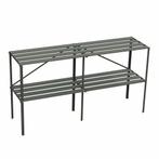 Royal Well kweektafel vrijstaand 165x45x90 cm - groengrijs, Tuin en Terras, Kweekspullen, Verzenden, Nieuw