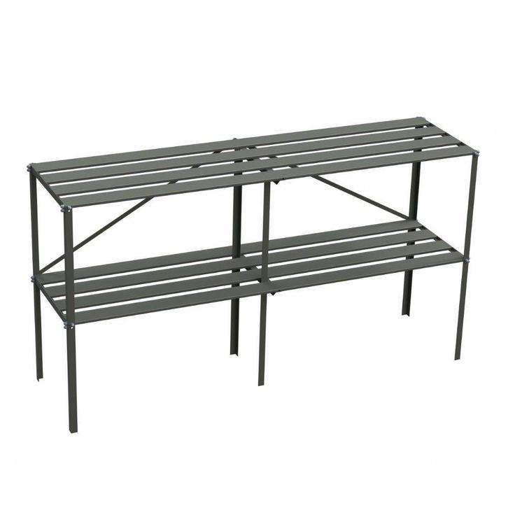 Royal Well kweektafel vrijstaand 165x45x90 cm - groengrijs, Tuin en Terras, Kweekspullen, Nieuw, Verzenden