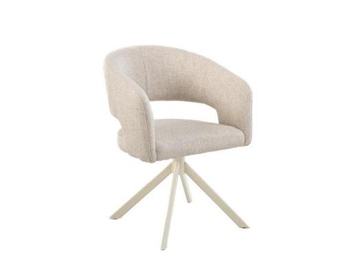 Eetkamerstoel Tokyo poot Venus draaibaar beige - Tyler Cream, Huis en Inrichting, Stoelen, Nieuw, Ophalen of Verzenden