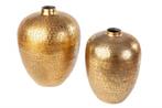 Elegante vazen set van 2 ORIENTAL 33cm goud met de hand, Ophalen of Verzenden, Nieuw
