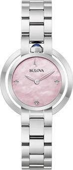 Bulova 96L338 Classic Rubaiyat dameshorloge 30 mm, Sieraden, Tassen en Uiterlijk, Horloges | Dames, Overige merken, Staal, Verzenden