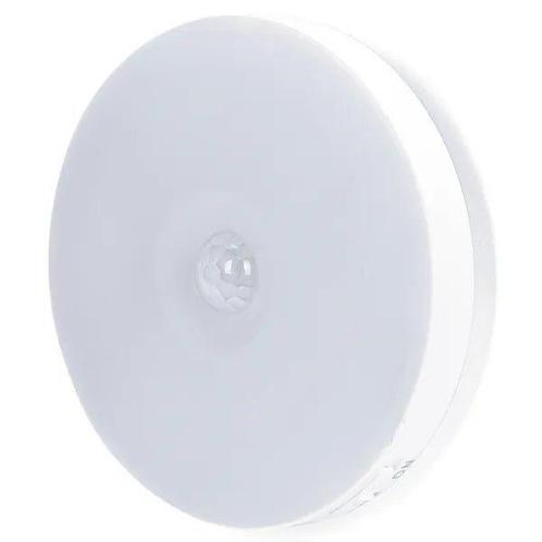 Nachtlampje warmwit oplaadbaar - rond | dag/nacht- & bewegin, Huis en Inrichting, Lampen | Overige, Nieuw, Verzenden