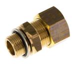 G 3/8 Buitendraad x 15mm Messing Rechte Knelfitting met PA, Verzenden, Nieuw