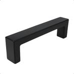 Handgreep Atlanta 96 mm RVS Zwart, Verzenden, Nieuw