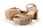 VIA VAI Sandalen in maat 42 Beige | 10% extra korting, Verzenden, Beige, Sandalen of Muiltjes, Zo goed als nieuw