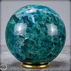 Prachtige bol van groene fluoriet Kristal, China- 1155.65 g, Verzamelen