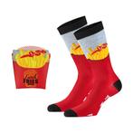 Unisex friet sokken in cadeauverpakking – Red Combo – 42-47, Nieuw