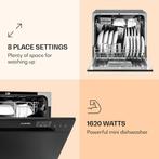 Vaatwasser Mini Vaatwasser Amazonia 8 Compact, Minder dan 85 cm, Refurbished, Ophalen of Verzenden, 45 tot 60 cm