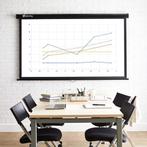 UpLiving Handmatig Projectiescherm 72 inch beamerscherm, Ophalen of Verzenden, Handmatig, Nieuw