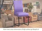 Leren eetkamerstoel Remix - Toledo Lila (lichtpaars) -, Huis en Inrichting, Stoelen, Overige kleuren, Nieuw, Ophalen of Verzenden