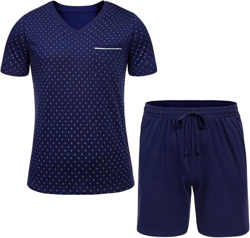 Pyjama Set - Heren - Hoogwaardig Katoen - Stijlvol - Voor, Kleding | Dames, Overige Dameskleding, Nieuw, Verzenden