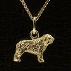 Gouden Perro de aguas ketting hanger - klein, Verzenden, Nieuw