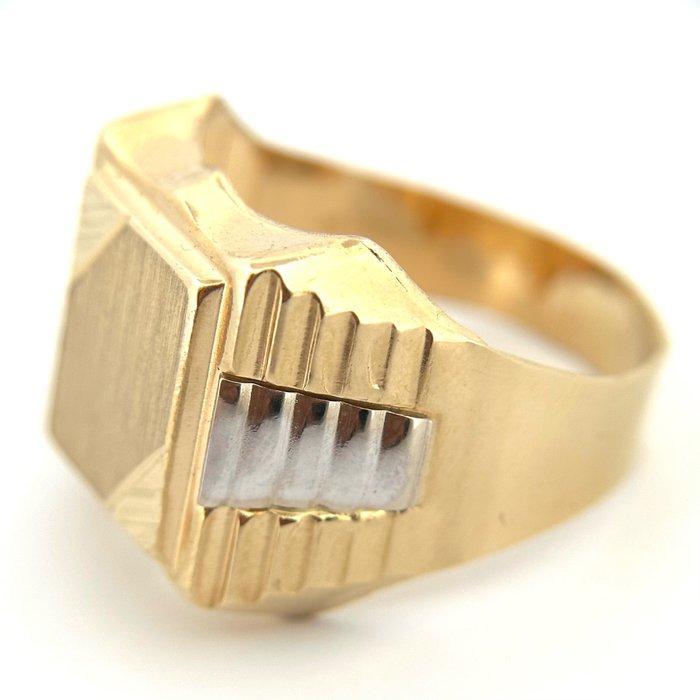 Handmade - Ring - Anello - 6.8 g - 18 karaat Geel goud,, Sieraden, Tassen en Uiterlijk, Ringen
