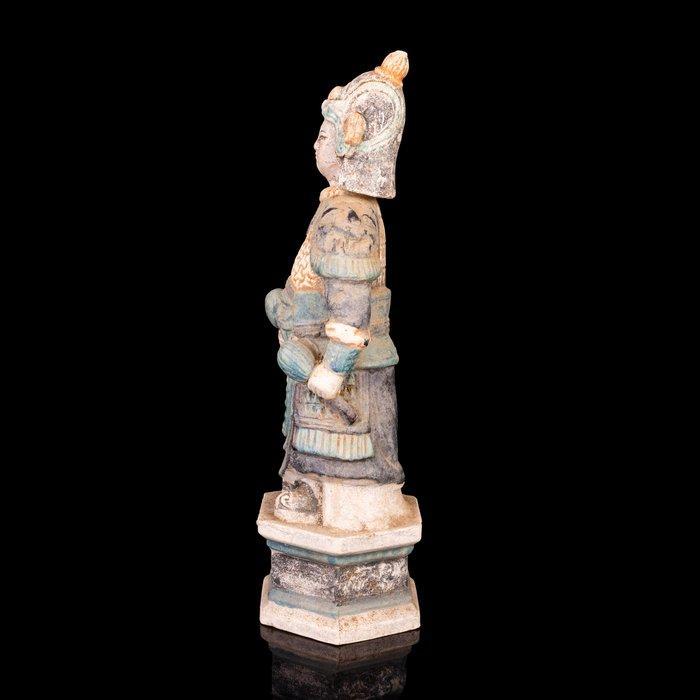 Oud-Chinees, Ming-dynastie Pottenbakker Strijder Figur, Antiek en Kunst, Antiek | Overige Antiek