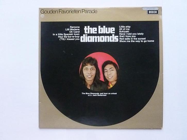 The Blue Diamonds - Gouden Favorieten Parade (LP), Cd's en Dvd's, Vinyl | Pop, Zo goed als nieuw, Verzenden