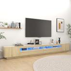 vidaXL Tv-meubel met LED-verlichting 300x35x40 cm sonoma, Huis en Inrichting, Kasten | Televisiemeubels, Verzenden, Nieuw
