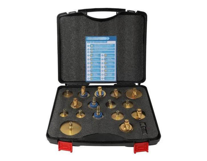 Remvloeistofreservoir Adapters Set 17-Delig, Auto diversen, Autogereedschap, Nieuw, Verzenden