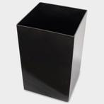 Vierkante prullenbak Segmenti kartell, zwart, 40 x 25 cm, Ophalen of Verzenden, Nieuw