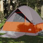 vidaXL Koepeltent 4-persoons waterdicht oranje, Verzenden, Nieuw, Tot en met 2