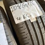 2 x Continental PremiumContact 6 205-60-16 Zomerbanden 6,5mm, Auto-onderdelen, Banden en Velgen, Gebruikt, 16 inch, Band(en), Personenwagen