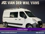 Opel Movano | 2.3 Turbo 146pk L2H2 Dubbele cabine Euro6, Gebruikt, Wit, Dealer onderhouden, Lease