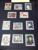 Wereld  - Kunst, prachtig thema inclusief complete bladen, Postzegels en Munten, Postzegels | Amerika, Gestempeld