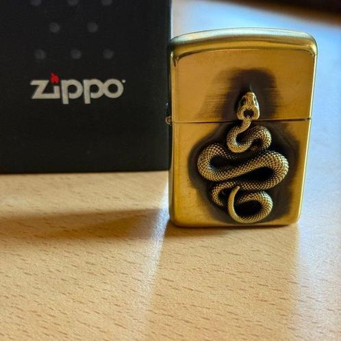 Zippo - Armor snake - Zonder Minimumprijs - Aansteker -, Verzamelen, Rookartikelen, Aanstekers en Luciferdoosjes