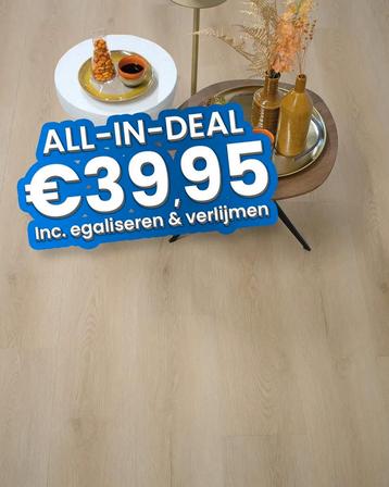 -21% | Actie vloer Plak PVC Plank Naturel eiken - OP = OP! | beschikbaar voor biedingen