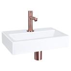 Fonteinset Differnz Flat Keramiek 38x24x7 cm Wit Met Rechte, Ophalen of Verzenden, Nieuw, Overige typen