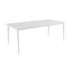 *WOONWINKEL* Bodio Linde Tuintafel 200 X 98 Wit, Verzenden, Nieuw