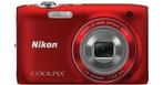 Nikon Coolpix S3100 Digitale Compact Camera - Rood (In doos), Verzenden, Zo goed als nieuw