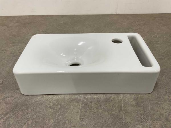 Veiling - Scarabeo wastafel met kraangat 40x22x9cm, Doe-het-zelf en Verbouw, Sanitair
